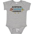 thumbnail image 3 of Inktastic Aunties Little Cowboy with Cowboy Hat and Boots Boys Baby Bodysuit, 3 of 5