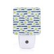 thumbnail image 1 of Fotbe Daisy Striped Nautical Luz Nocturna LED, Luz de Noche con Sensor de Luz Natural de Anochecer a Amanecer, Se Enchufa a la Pared, Blanco Cálido 0.5W-UK, 1 of 7