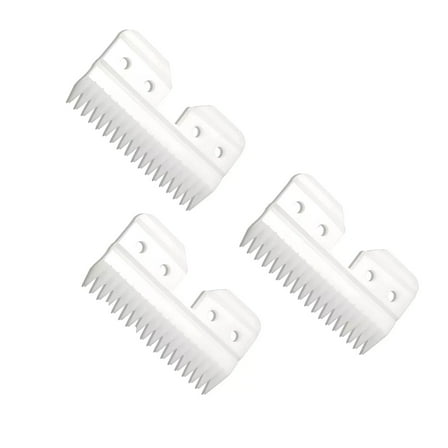 APPLAYERR 18 Tooth Ceramic Clipper Blade Set of 3 Sharp Cool Long Life for Wahl A5 Clippers 3F 5F 7F & More