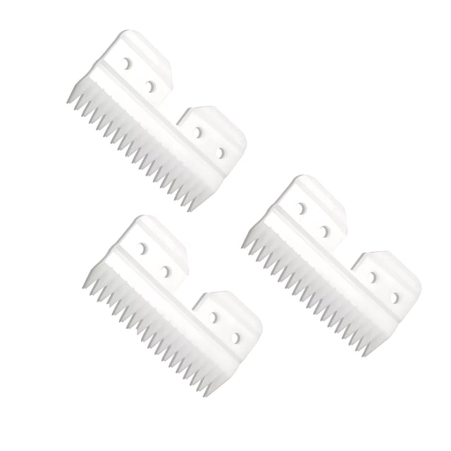 APPLAYERR 18 Tooth Ceramic Clipper Blade Set of 3 Sharp Cool Long Life for Wahl A5 Clippers 3F 5F 7F & More