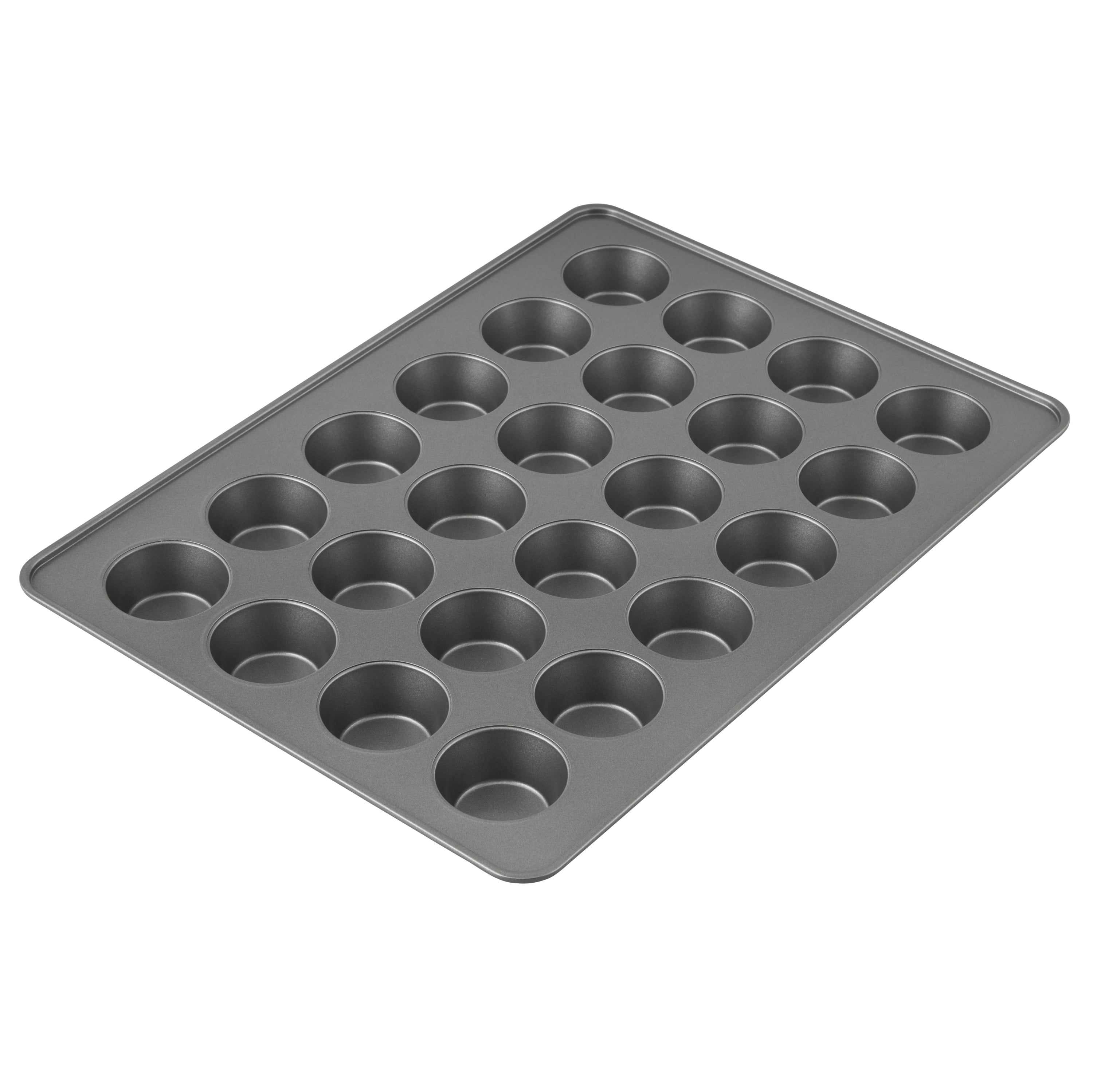 24-Cup Muffin Pan/Large Cupcake Pan by Baker's Best, 21.5 x 15.5