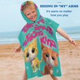 thumbnail image 5 of Super Kitties Kids Beach Towels with Hood Soft Quick Dry Absorbent Hooded Towels Bath Robe for Swim Pool Bath Poncho Towels, 5 of 7
