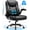 Black, variant on CloudRest Pro Office Chair, 400LBS Wide Seat Ergonomic Computer Desk Chair High Back Executive Leather Chair Adjustable Task Chair Lumbar Back, Black