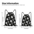 thumbnail image 2 of Goofa The Nightmare Before Christmas Print Drawstring Backpack Bag Sport Gym Sackpack Cinch Bags Drawstring Bags Draw String Sport Bag-Small, 2 of 6