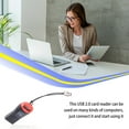 thumbnail image 1 of Maoww Mobile Phone Camera USB 2.0 Memory Card Reader with Lanyard Portable 480Mb/s TF Cards Adapter Reading Device Desktop PC, 1 of 8