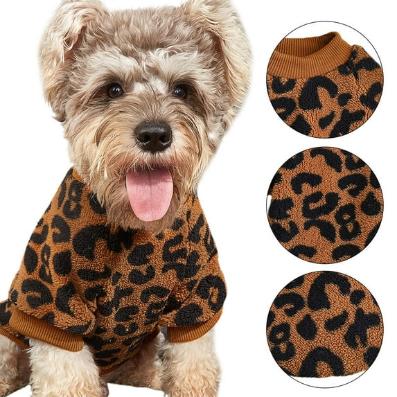 Zhaomeidaxi Pet Clothes Sweaters Windproof Puppy Pullover Pet Winter Clothes for Small and Medium Dogs Cats