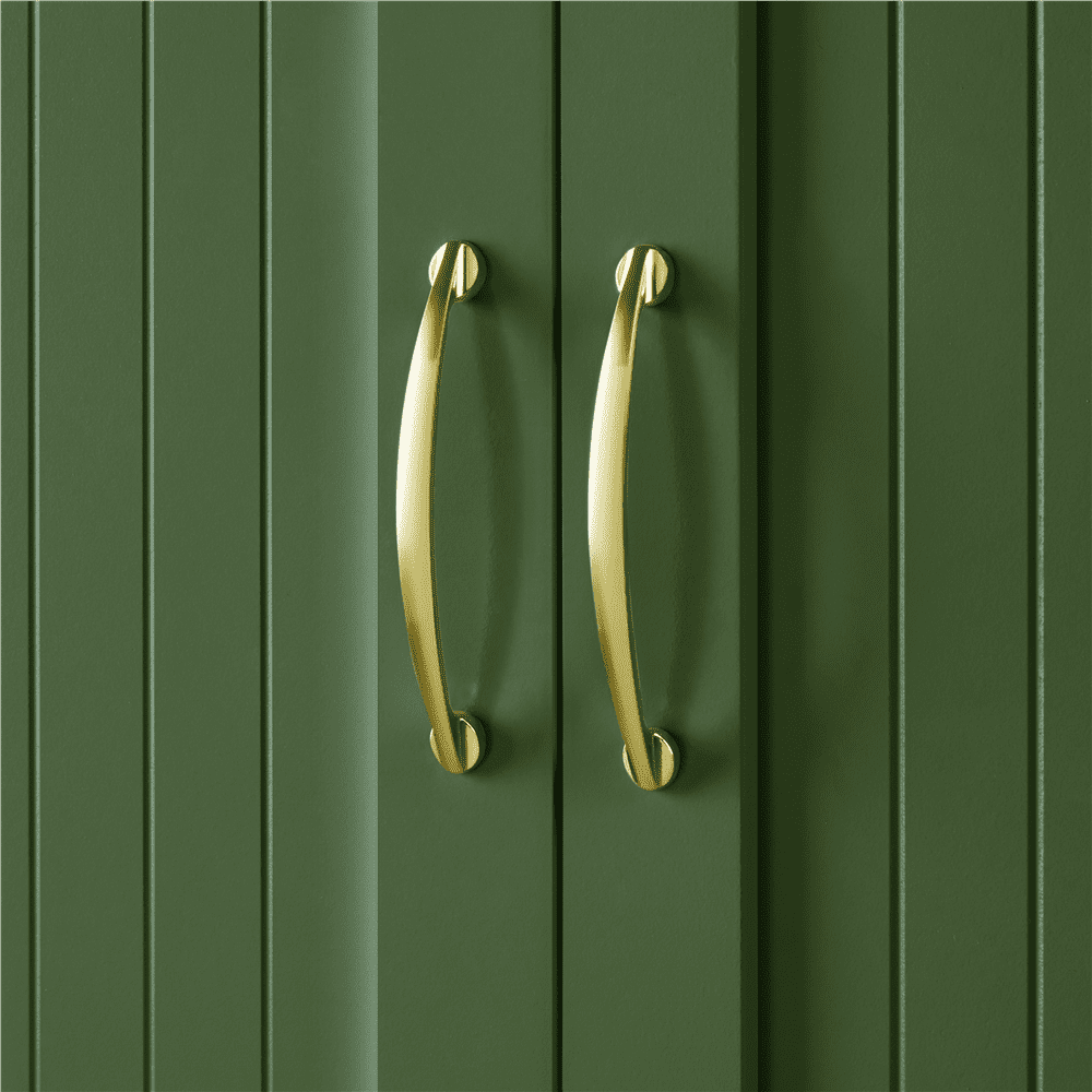 Alden Design Over The Toilet Storage Cabinet with Adjustable Shelf, Green