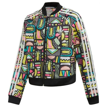 Adidas Girls Full Zip Track Jacket, Multicoloured, S