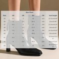 thumbnail image 3 of Women’s High Block Heel Back Zipper Ankle Booties, Elegant Dress Short Boots, Fashion Comfort Heeled Ankle Boots for Party Office Women Black 6, 3 of 7