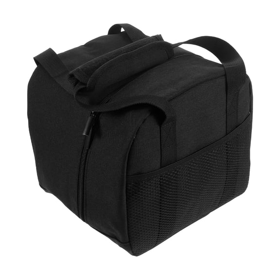 Vosarea Single Ball Bowling Bag Portable Black Oxford Cloth Organizer
