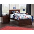 thumbnail image 4 of Leo & Lacey Classic Hardwood Eco-Friendly Platform Bed, Twin, Walnut, 4 of 5