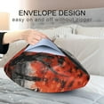 thumbnail image 7 of Red Paris Street Satin Pillowcase for Hair and Skin Silk Pillowcase Soft Breathable Sleeping Pillow Covers Smooth Cooling Pillowcase with Envelope Closure Size Standard 20x30 in Home Decor Gifts, 7 of 7