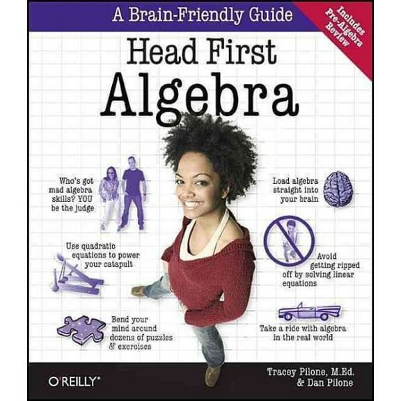 Head First Algebra: A Learner's Guide to Algebra I (Paperback)