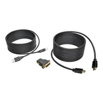 Eaton Tripp Lite Series HDMI/DVI/USB KVM Cable Kit 15 ft. 4.57 m
