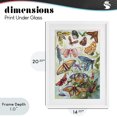 thumbnail image 4 of Stupell Industries Bohemian Colorful Butterfly Conservatory White Framed Print Under Glass, 14 x 20, by Diannart, 4 of 8