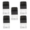 thumbnail image 1 of 5 Pieces Clear Glass Aromatherapy Vials, Essential Oil Perfume Diffuser Bottles Black, 1 of 8