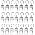 thumbnail image 1 of ORDDIART Clips de Rideaux 120 Pcs Fer Argent pour Décoration Intérieure 3.4X1.1X1.1In, 1 of 6