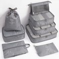thumbnail image 1 of yeacher 8-Piece Travel Packing Cube Set with Mesh Design, Waterproof Organizers for Luggage, Grey, 1 of 6