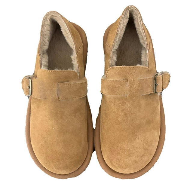Zapato Goma Piel Otoño Invierno Mujer Mocasines Cómodos Ligeros (36) Marrón Ndcxsfigh Tenis De Mujer Tenis De Hombre