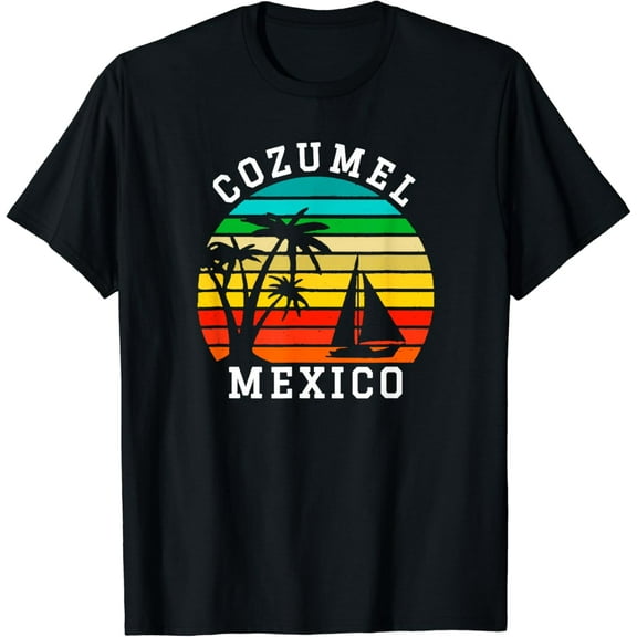 Cozumel Mexico Shirt Matching Family Vacation Funny Creative Graphic T-Shirt