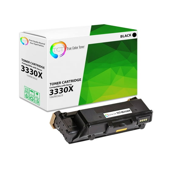 TCT 3330X Toner Cartridge - Premium Compatible Replacement for 106R03622 Black High Yield