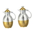 thumbnail image 1 of CARAFES de CAFÉ CAFÉ CAFÉ en forma de piña en árabe teteras de té 0.6L 1.0L Luxury Lightweight Tapotas portátiles para reuniones familiares de fiesta Plata de oro, 1 of 8