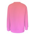 thumbnail image 3 of Vedolay Hoodies Women Hoodies for Women Oversized Sweatshirt Crew Neck Long Sleeve Casual Slit Sloucthy Pullover Top,Pink XL, 3 of 4