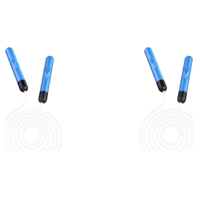 Greeniant Cuerda de saltar Cable de salto Accesorio de fitness Luminoso Resiliencia ajustable Conveniencia ajustable Equipo deportivo Azul Azul 2Conjunto