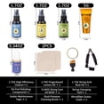 thumbnail image 3 of 9Pcs Guitar Cleaning Care Maintenance Kit with String Cleaner, Polish, Fretboard Lemon Oil, Anti-Rust, String Winder, Cleaning Cloth | Guit, 3 of 9