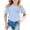1-Light Blue, variant on Arlun First Day of School T-Shirt for Girls Boys Cute Cartoon Graphic Letter Print Crew Neck Short Sleeve Tee Unisex Kids 1st Grade Back to School Outfit Tops 130
