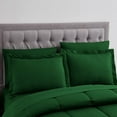 thumbnail image 2 of D.N.G. BEDDINGS Full/Queen Size 800 Thread Count, 100% Egyptian Cotton, Green Premium Hotal Quality, 1 Piece Box Design Striped Comforter Set, 2 of 5