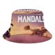 thumbnail image 1 of El Mandaloriano Sombrero bucket para adultos, gorra de protección solar, sombrero de pescador plegable para viajes al aire libre, pesca y actividades de verano, 1 of 6