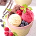 thumbnail image 4 of 4 Pack Ice Cream Ceramic Bowls, 9 oz Porcelain Waffle Cone Sundae Cups, Reusable Dessert Snack Bowls for Yogurt, Soup and Party Serving, 4 of 6