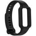 thumbnail image 4 of For Xiaomi Smart Band 9 Active Redmi Band 3 Watch Band Soft Silicone Strap with Watch Case - Black, 4 of 5