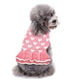 thumbnail image 4 of Dog Clothes Sweater Dress for Small Dogs - Warm Winter Knitted Outfit for Girl & Boy Pets, Holiday & Christmas Apparel - Cozy Dog Fashion for Casual Walks, Autumn & Festive Parties, 4 of 5