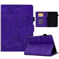 thumbnail image 1 of ELEHOLD Flip Leather Case for Kindle Paperwhite 4/3/2/1,Butterflies Tower Embossed Pattern Card Slots Auto Wake/Sleep Kickstand Function Multi-Functional Shockproof Slim Case,Purple, 1 of 8