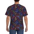 thumbnail image 2 of Naloa Colorful Shells Men's T-Shirt Sport T-shirt Men's Basic Tee Casual Men's Shirt, Round Neck, Short Sleeves - Small, 2 of 5