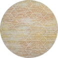 thumbnail image 2 of Addison Rugs Mayfield Premium Machine Washable Transitional Geometric Salmon Round Rug, 8' x 8', 2 of 6