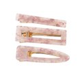 thumbnail image 4 of Unique Bargains 1 Set Hair Clip Pattern Texture Hair Clips Pink, 4 of 5