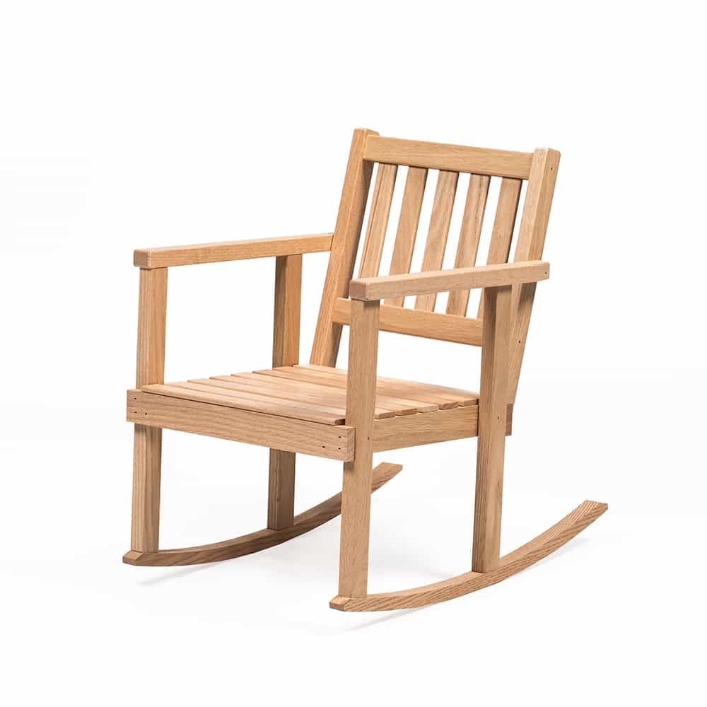 Eli & Mattie Amish Handcrafted Little Child Wooden Rocking Chair