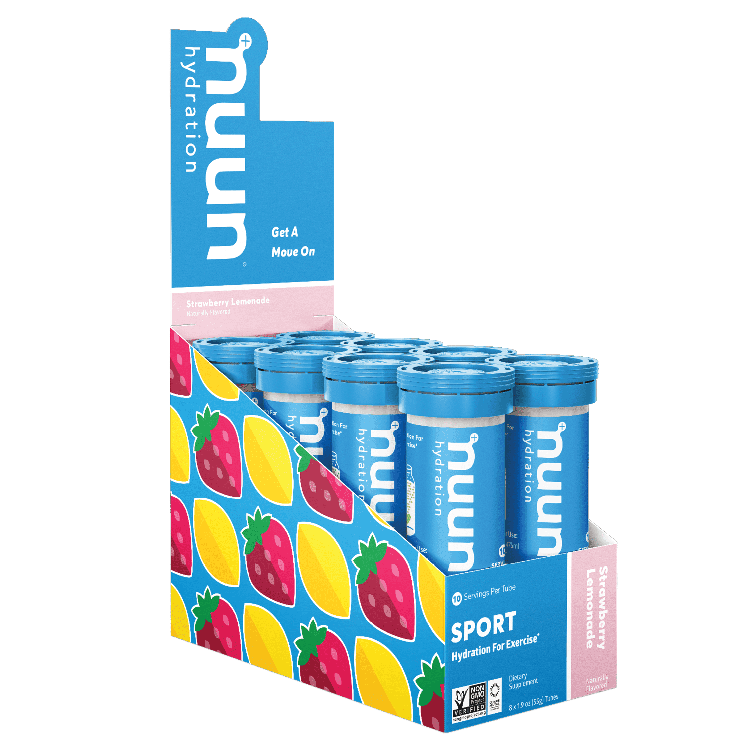 Nuun Sport: Electrolyte Drink Tablets, Orange, 8-Pack