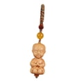 thumbnail image 1 of Llavero de Buda de madera de 3,5 pulgadas, colgante, accesorio de regalo significativo, multiusos. Estilo F, 1 of 9