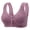 Purple, variant on Womens Bras Front Closure Wireless Comfort Daily Bra Push Up Bras for Women