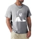 thumbnail image 1 of Camiseta Linda de marca para hombre camisa de retrato Retro cuello redondo lisa a la moda, 1 of 6
