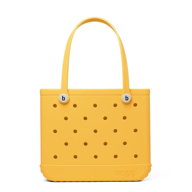 Bolsa BOGG BAG, mediana, amarilla, impermeable, lavable