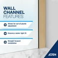 thumbnail image 3 of Aston Sen979ez.Uc-603480-R Langham Xl 80" High X 60" Wide X 34" Deep Sliding Frameless, 3 of 7