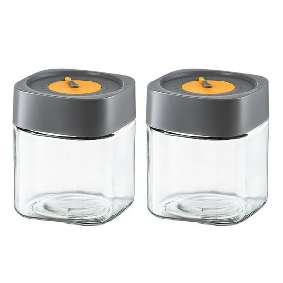 Glass Jars with Airtight Lids, Overnight Oats Containers with Lids,Salad Jars, Coffee Containers,Food Storage Containers