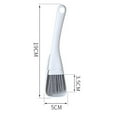 thumbnail image 2 of Hanging Hole Design Flat Head Window Track Triangle Scraper Remove Dust Keyboard Clean Slot Corner Recess Cleaning Dust Spatula Cleaning Brush Clean Crevice Brush Grooved Brush GREEN, 2 of 8