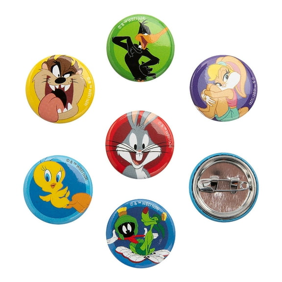 Bulk 48 Pc. Mini Looney Tunes Buttons