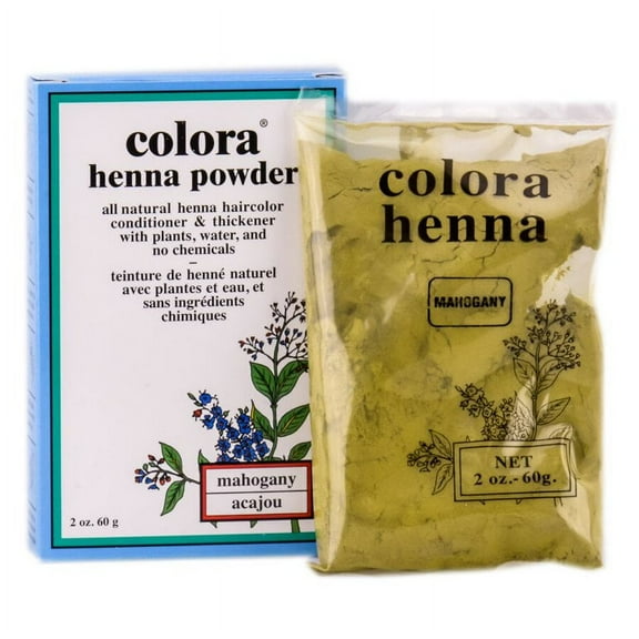 Colora Henna Powder Hair Color [ MAHOGANY ] 2 Oz. * BEAUTY TALK LA *